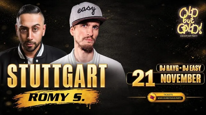 Flyer: STUTTGART | Old but Gold Ü30 Hip Hop Party @ Romy S.